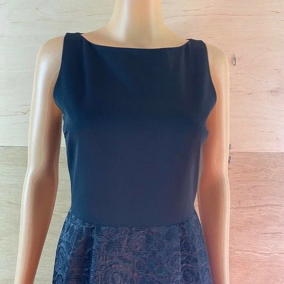 Erin Fetherston Sheath Dress Black Floral Lace - Picture 2 of 7